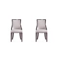 Manhattan Comfort Traditional Dining Chair for Dining Room Use, PK 2 DC048-LG